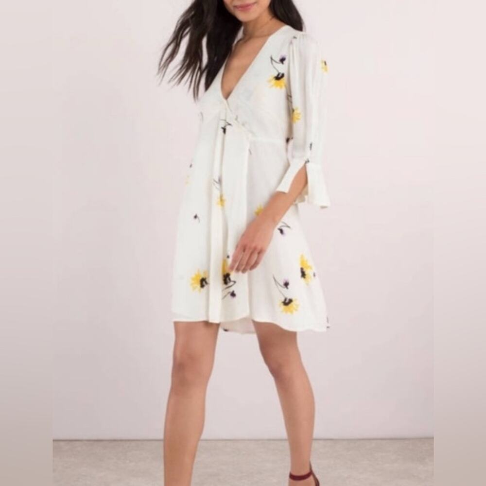 Free People Time On My Side Floral Wrap Dress